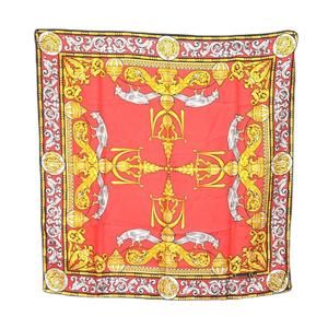 Auth Christian Dior Scarf Bird Motif #76130C11B